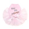 Hot Dog (Snowboard) - Bling Rhinestone Dog Tutu Dress, 4XL Pink view 1