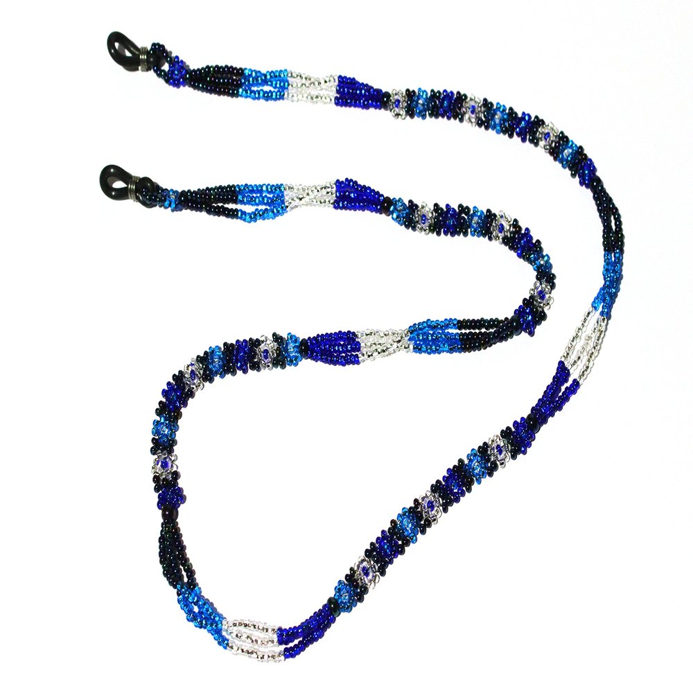 De Suave Eyeglass Cord - Joan of Arc (Blue)