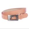 1/2" (14 mm) Women's Snap On Skinny Synthetic Plain Non Leather Fashion Dress Belt Size: M/L - 36 Color: Peach view 1