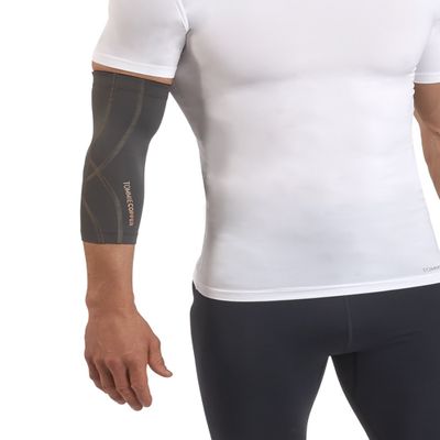 Tommie Copper Men's Performance Elbow Sleeves 2.0, Medium, Slate Grey