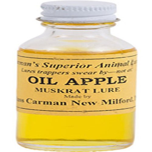 Oil Apple Muskrat Lure by Russ Carman (4 oz. Bottle)