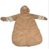 BabyGap Infant Boy Girl Brown Faux Suede & Sherpa Convertible Snowsuit or Bag (0-3 Mo.) view 3