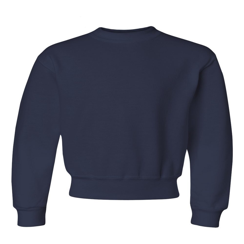 Jerzees boys Fleece Sweatshirts, Hoodies & Sweatpants Shirt, Sweatshirt - Navy, Medium US