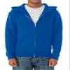 Jerzees boys Fleece Sweatshirts, Hoodies & Sweatpants Hooded Sweatshirt, Full Zip - Royal Blue, Medium US view 3