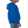 Jerzees boys Fleece Sweatshirts, Hoodies & Sweatpants Hooded Sweatshirt, Full Zip - Royal Blue, Medium US view 4