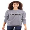 Brisco Brands Animal House Faber College Frat Party Sweatshirt for Men or Women Sport Grey view 2