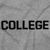 Brisco Brands Animal House Faber College Frat Party Sweatshirt for Men or Women Sport Grey view 3
