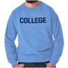 Brisco Brands Animal House Faber College Frat Party Sweatshirt for Men or Women Carolina Blue view 1