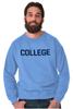 Brisco Brands Animal House Faber College Frat Party Sweatshirt for Men or Women Carolina Blue view 4