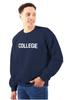 Brisco Brands Animal House Faber College Frat Party Sweatshirt for Men or Women Navy view 2