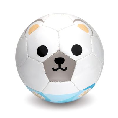 Daball Kid and Toddler Soccer Ball - Size 1, Pump and Gift Box Included (Tom, The Polar Bear)