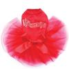 Music Notes - Bling Rhinestone Dog Tutu Dress, 4XL Red view 1