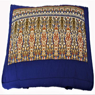 Boon Decor Meditation Bench Cushion Kneeling Seiza - One of Kind Indochine Royal Blue