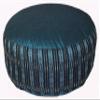 Boon Decor Meditation Cushion Zafu Pillow - Buckwheat and Kapok Fill - Global Weave Teal view 1
