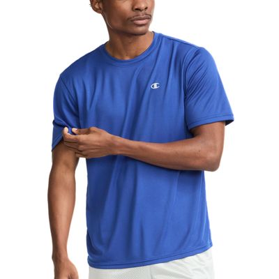 Champion Mens Athletic T-Shirt Lightweight, Moisture-Wicking, Anti-Odor, Inclusive Fit (S4XL), Royal Blue, X-Large