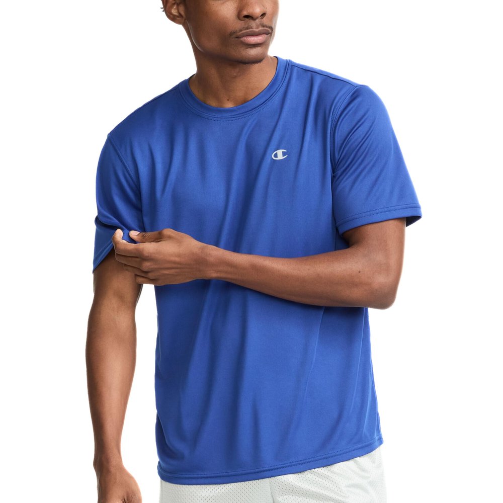 Champion Mens Athletic T-Shirt Lightweight, Moisture-Wicking, Anti-Odor, Inclusive Fit (S4XL), Royal Blue, XX-Large