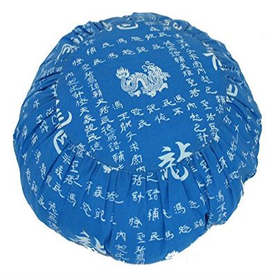 Meditation Cushion Zafu Pillow for Children - Dragons of The Blue Sky
