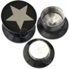 00g Ear gauges and Tunnels Stretching kit Plugs gauges Flare MoDTanOiz - Flesh Tunnels 1/2 12mm view 2