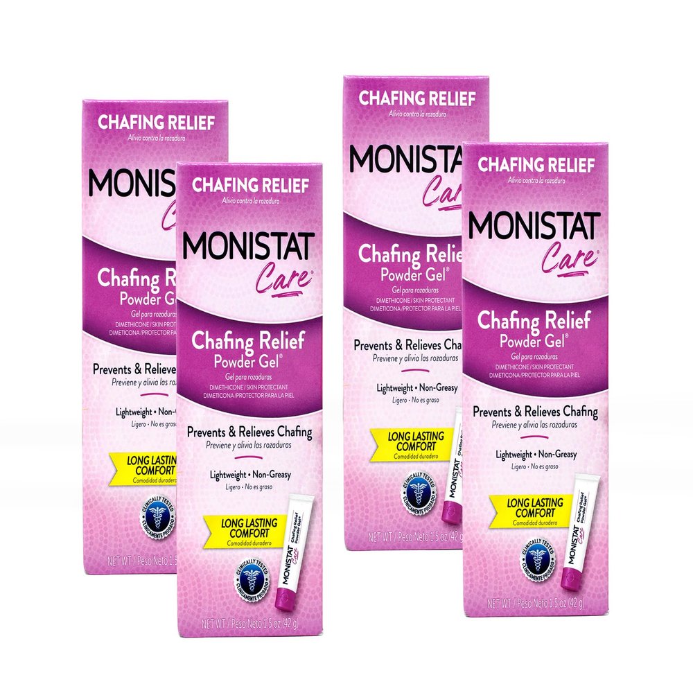 MONISTAT Chafing Relief Powder Gel 1.5 oz (Pack of 4)