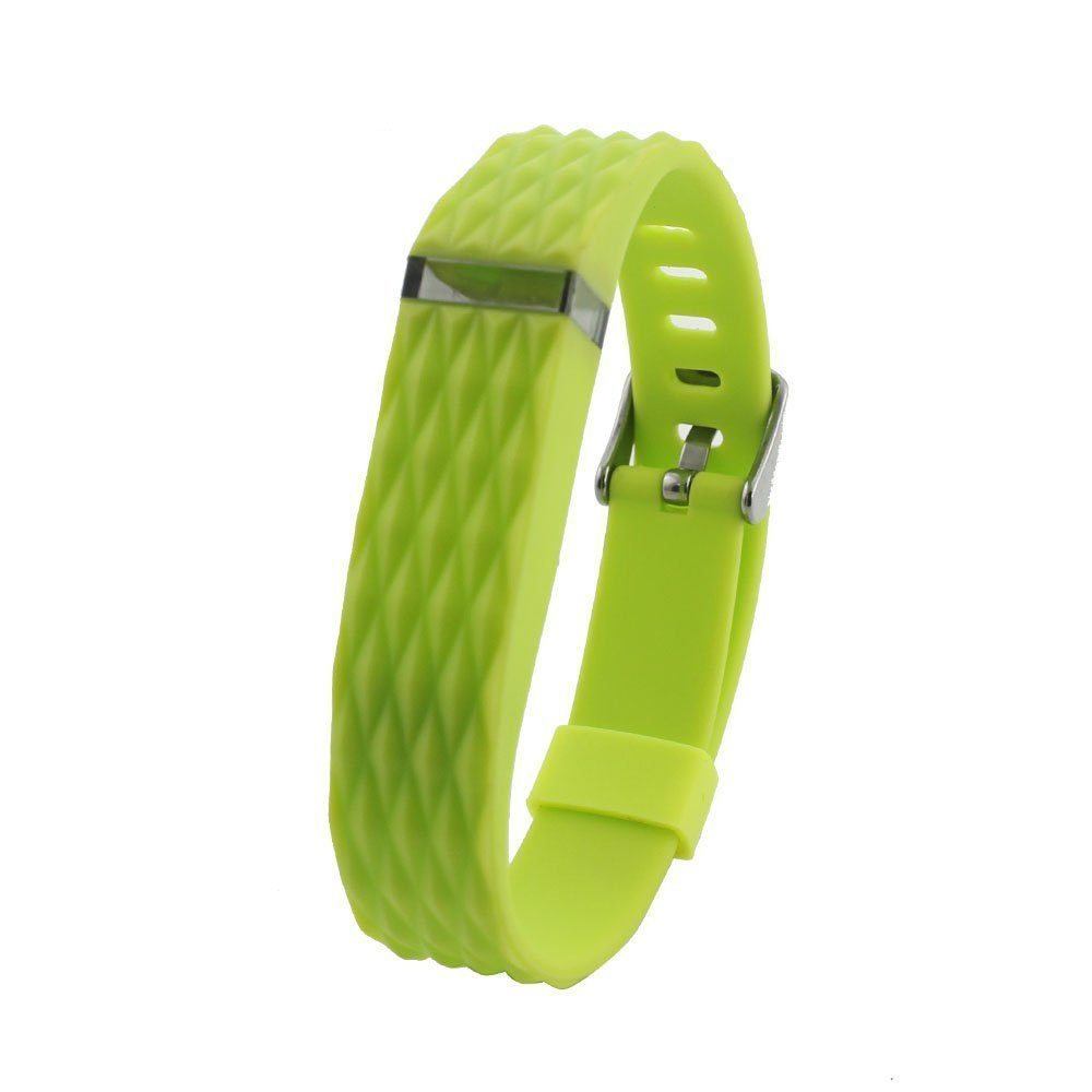 Genenic For Fitbit Flex Wireless Wristband Bracelet with Clasp / LARGE / SMALL Size (Green, Small)