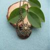 2Pcs Bronze Moon and Sun Necklace Moon Necklace Sun Pendant Necklace view 4