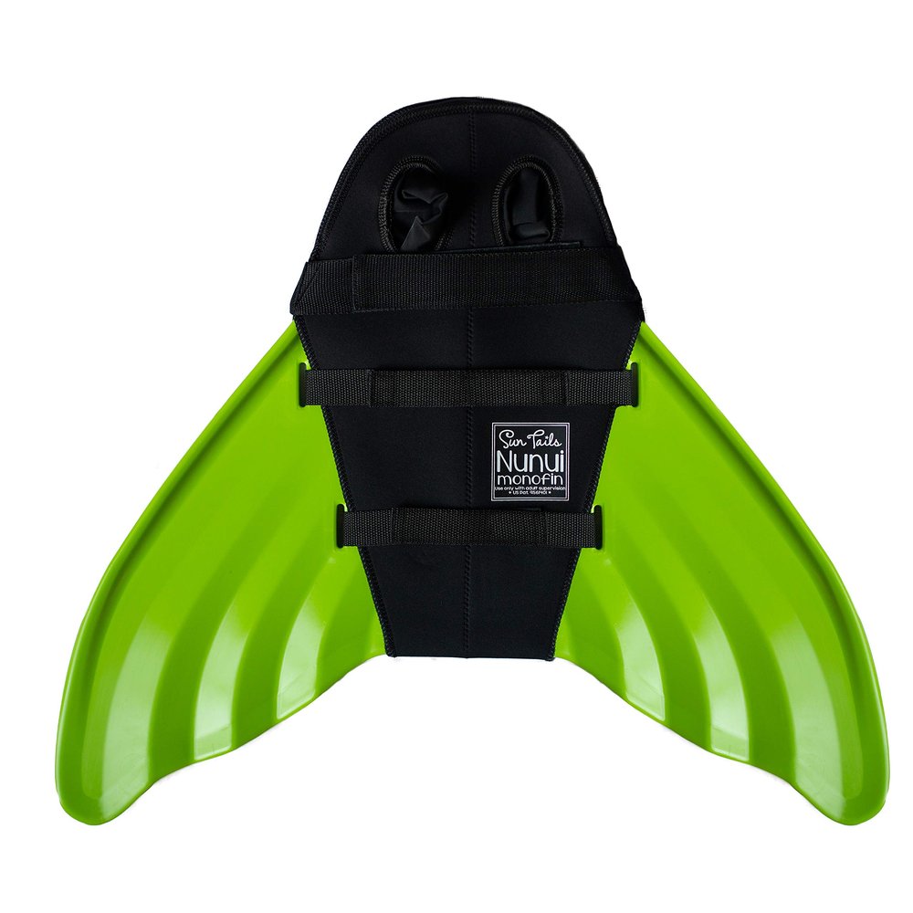 Sun Tails Mermaid Monofin (Lime, Nunui - Teen/Adult Size)
