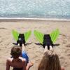Sun Tails Mermaid Monofin (Lime, Nunui - Teen/Adult Size) view 2