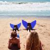 Sun Tails Mermaid Monofin (Blue, Keiki - Child Size) view 2