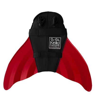 Sun Tails Mermaid Monofin (Red, Nunui - Teen/Adult Size)