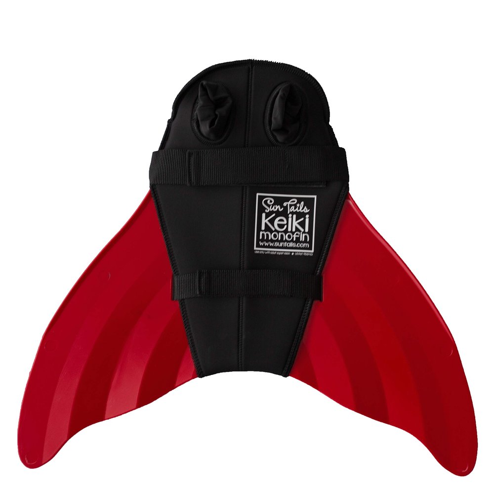 Sun Tails Mermaid Monofin (Red, Nunui - Teen/Adult Size)