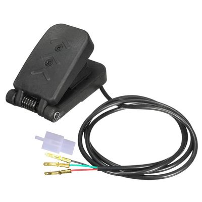 JCMOTO Foot Throttle Pedal Accelerator For Electric Go Kart Scooter E Bike (Black)