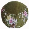 Boon Decor Meditation Cushion Zafu Pillow Japanese Kimono Silk Sage & Key Design view 1