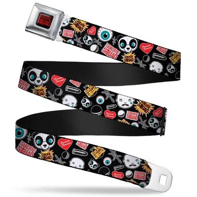 Buckle-Down Seatbelt Belt Suicide Squad XL