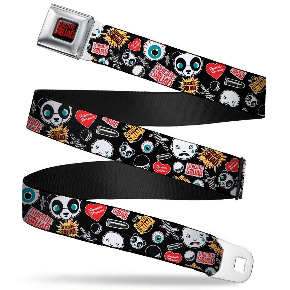 Buckle-Down Seatbelt Belt Suicide Squad XL