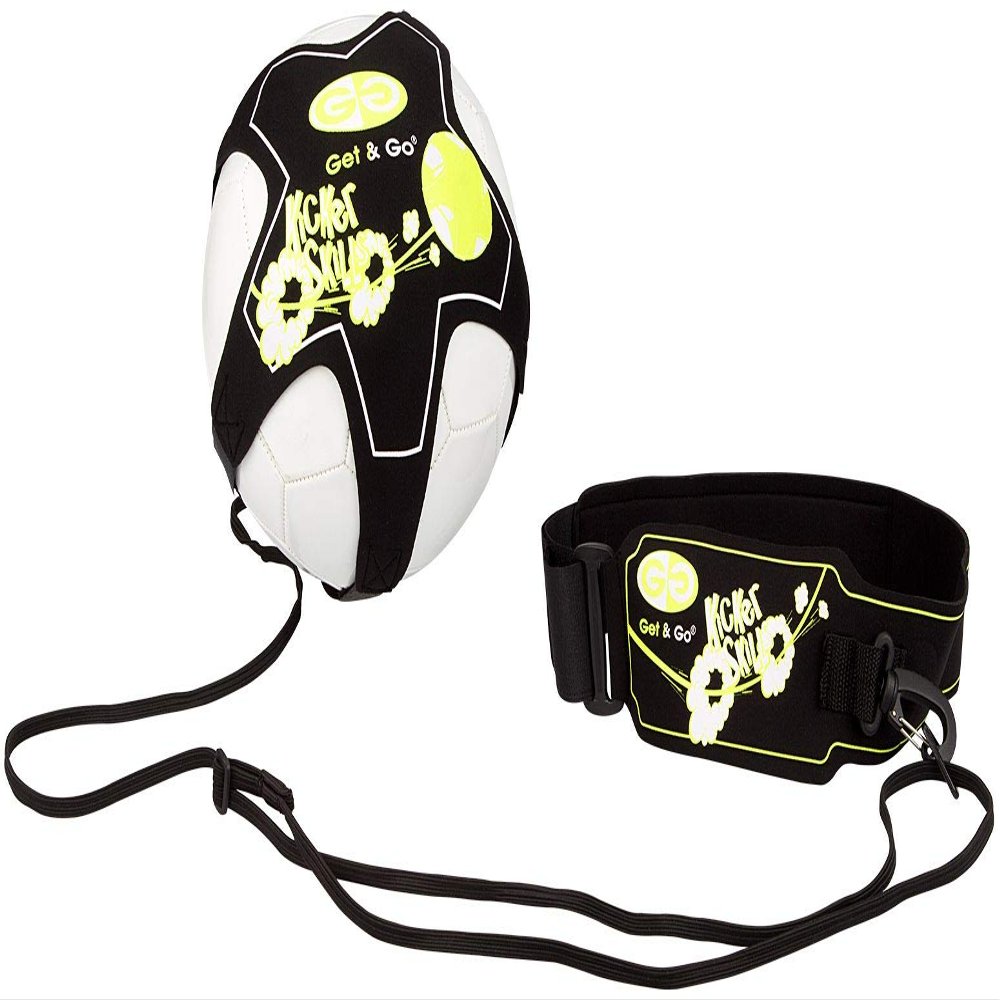 GetGo Unisex's 16ZE Football Skill Trainer, Black/Fluorescent Yellow/White, One Size
