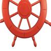 Hampton Nautical Wheel-24-106 Red 24"-Wooden Ships Steering Wheel Decoration view 2