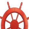 Hampton Nautical Wheel-24-106 Red 24"-Wooden Ships Steering Wheel Decoration view 4