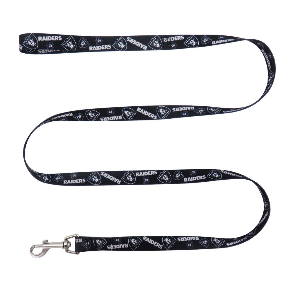Littlearth NFL Oakland Raiders Pet Lead, Team Color, INCH