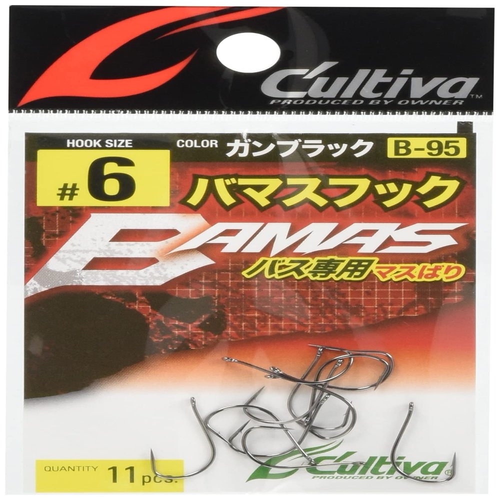 Owner B-95 Bamass Hook No. 12306#6 Fishing Hook