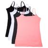 4 Pack Active Basic Women's Basic Tank Top (1X,White/Pink/Black/Charcoal) view 1