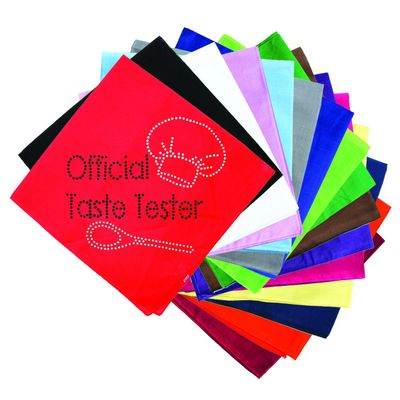 Dog in the Closet, Official Taste Tester - Rhinestone Dog Bandana - Choice of Color