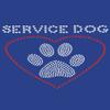 Dog in the Closet, Service Dog - Rhinestone Dog Bandana - Choice of Color view 2