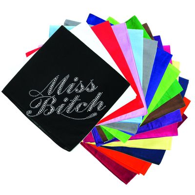 Dog in the Closet, Miss Bitch - Rhinestone Dog Bandana - Choice of Color