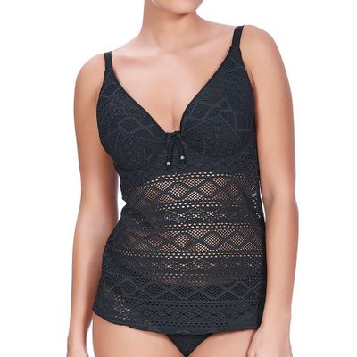 Freya Women's Standard Sundance Underwire Padded Tankini Black