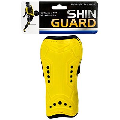 Bulk Buys Protective Contoured Shin Guards - Pack of 12