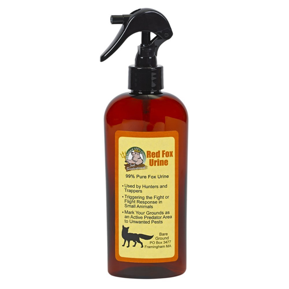 Just Scentsational FU-8 Red Fox Urine for Gardens, Hunters, and Trappers, 8 oz with Trigger Sprayer