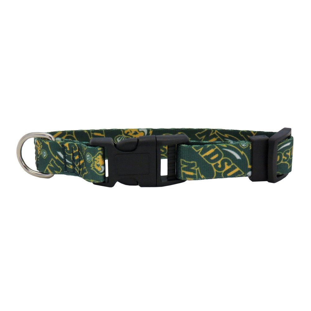Littlearth NCAA North Dakota State Bison Pet Collar, Team Color, Large