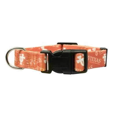 Littlearth NCAA Texas Longhorns Pet Collar, Team Color, Medium