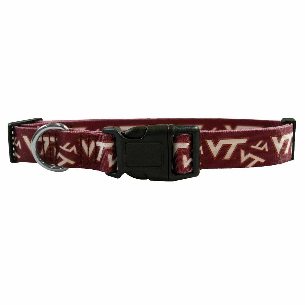 Littlearth NCAA Virginia Tech Hokies Pet Collar, Team Color, Medium