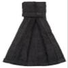 Suddora Football Towel, Pure Cotton Quarterback Football Field Towel with Hook & Loop Closure, Sports Towels for Sweat & Maintaining Grip, Versatile for Gym, Yoga, Youthful, Black view 1